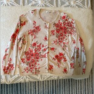 Vintage-Inspired Croft & Barrow Floral Sweater